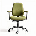 Fotel biurowy z ergonomicznym wsparciem w zielonym kolorze 60 x 60 x 90cm